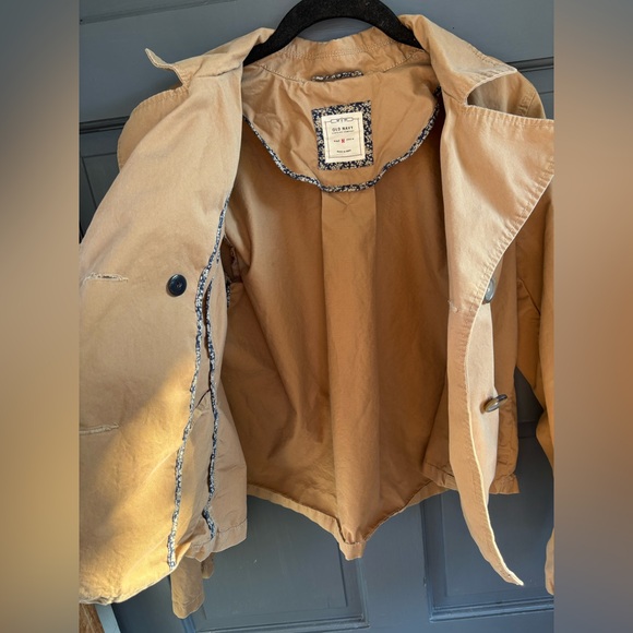 Old Navy Vintage Trench-Style Peacoat Jacket (2007) - Picture 6 of 7